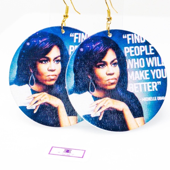 COPY - Get 6 pair Statement Hoop Earrings HBCU Melanin - Picture 8 of 12